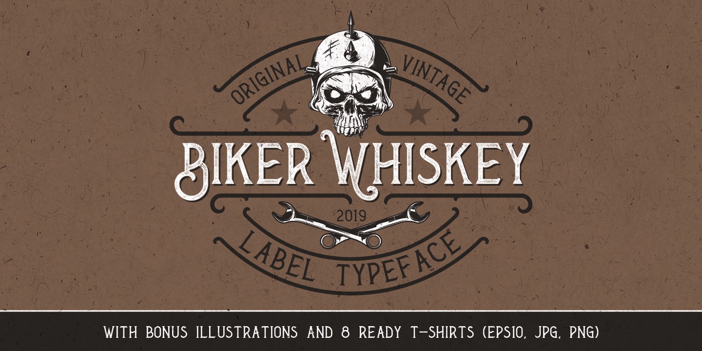 Czcionka Biker Whiskey